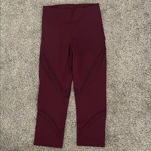 lululemon athletica Burgundy Leggings